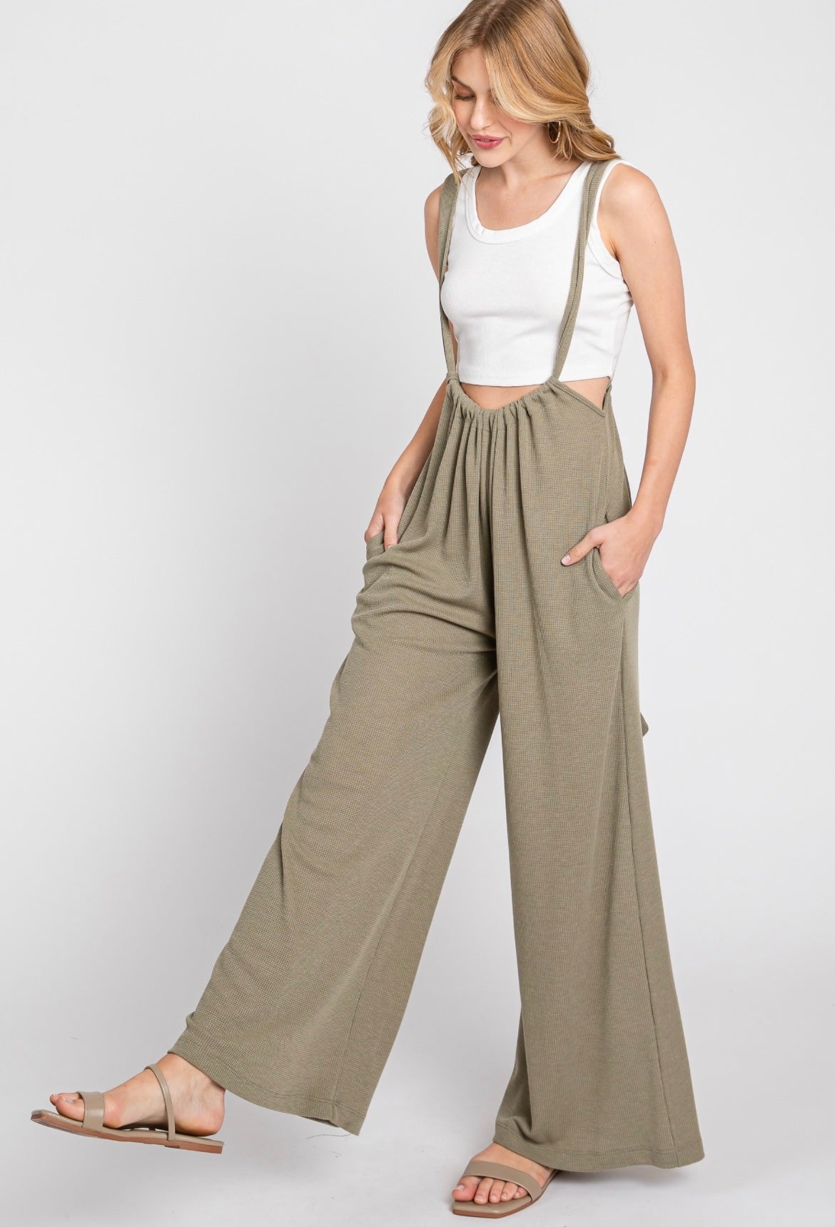 Sage jumpsuit